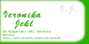 veronika jekl business card